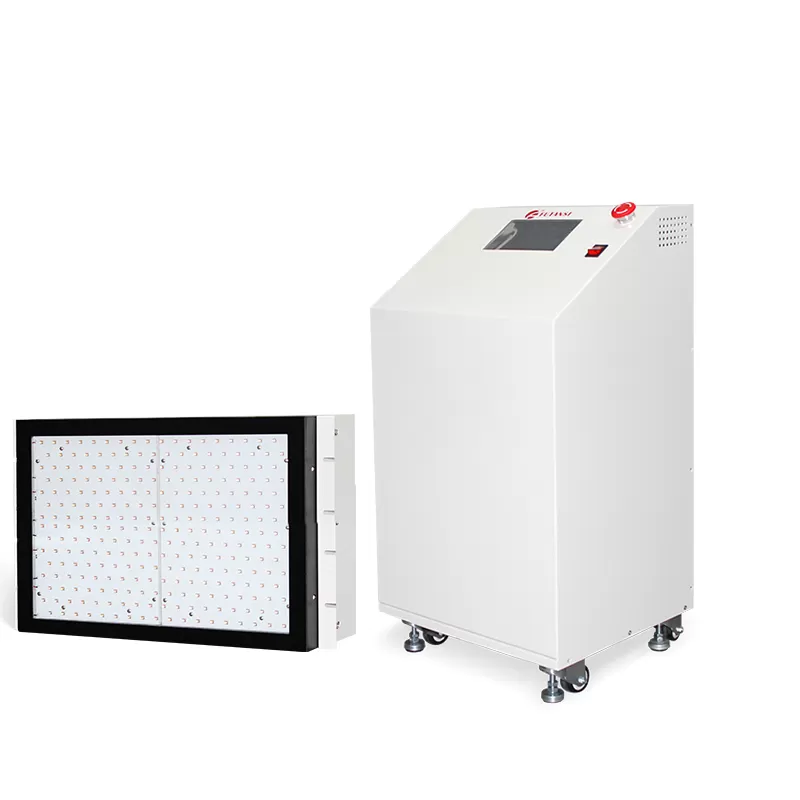 某新能源汽车公司采用复坦希UVLED面光源，优化电池组件固化工艺