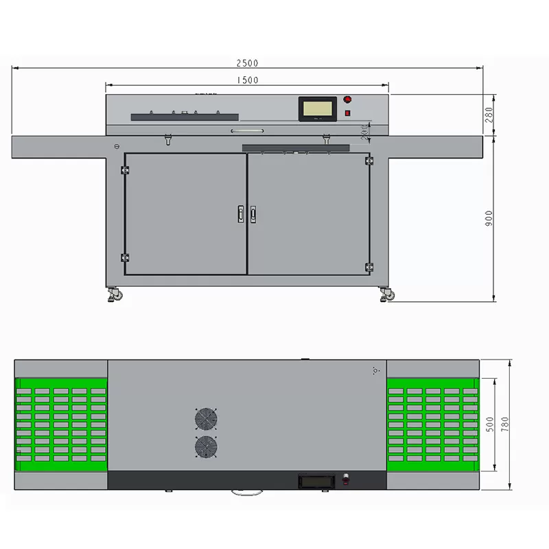水冷UVLED流水线固化炉-500500W(图3) 水冷UVLED流水线固化炉-500500W(图3)