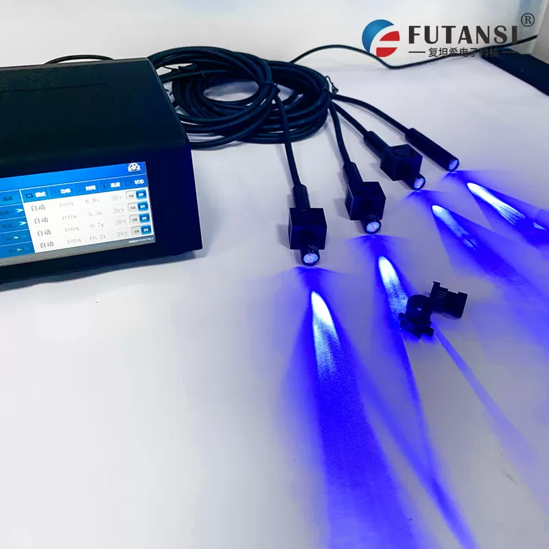 芯片补胶UVLED点光源固化应用（微小缝隙填充胶紫外固化）(图1)