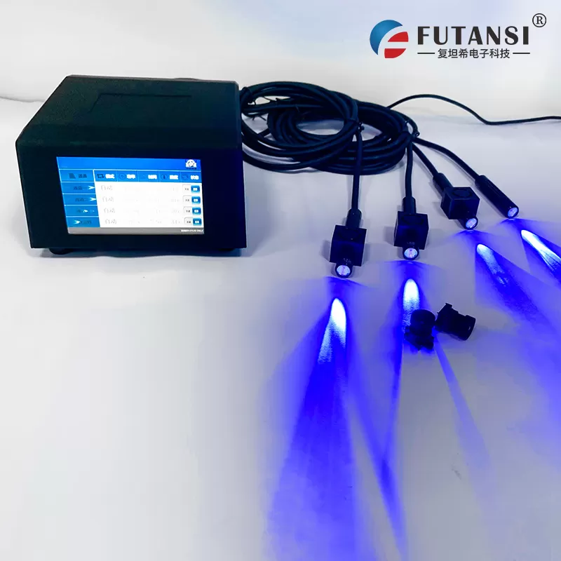 UVLED点光源光通信器件应用（光纤组件UV胶精准固化）