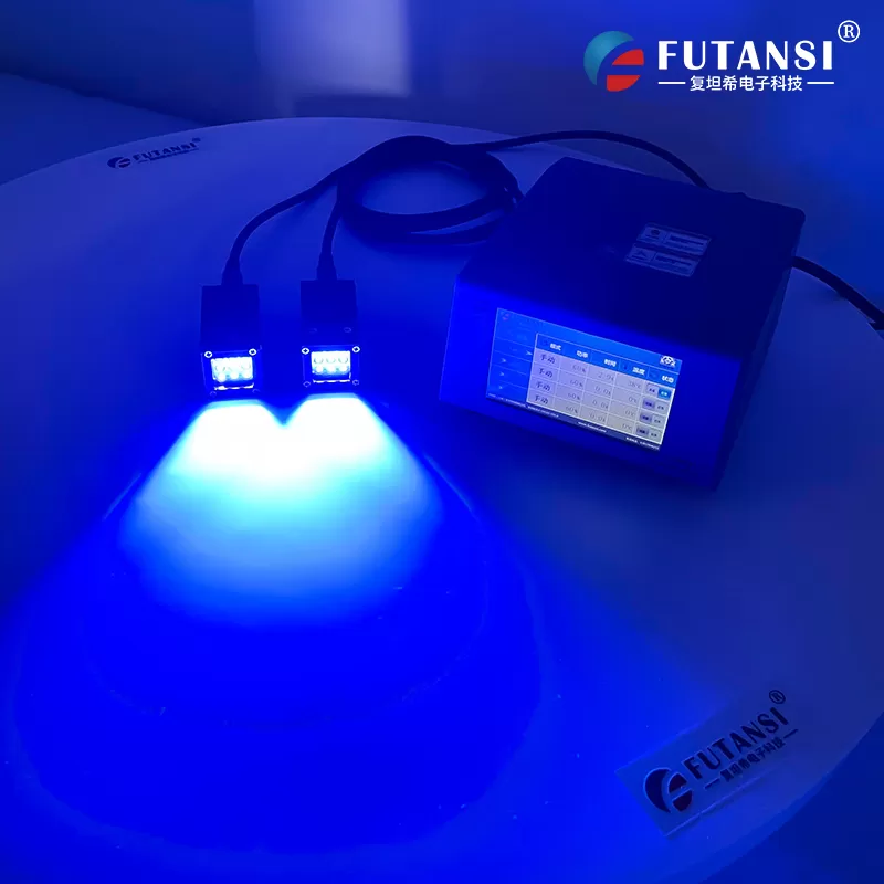 UVLED点光源精密医疗器件应用（小面积UV胶定点照射）